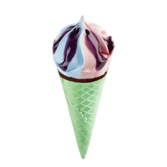 Cornetto мороженое рожок unicornetto единорог клубника, Bubble Gum, чёрная смородина 74 гр