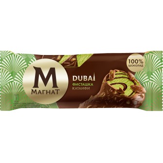 Магнат мороженое эскимо в шоколаде DUBAI фисташка-катаифи 63 гр