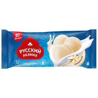 Русский Размах мороженое молочное ванильное, весовое 450 гр