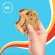 ICE ICE COOKIE мороженое сливочное сэндвич с арахисовой пастой в печенье с каплями глазури 65 гр
